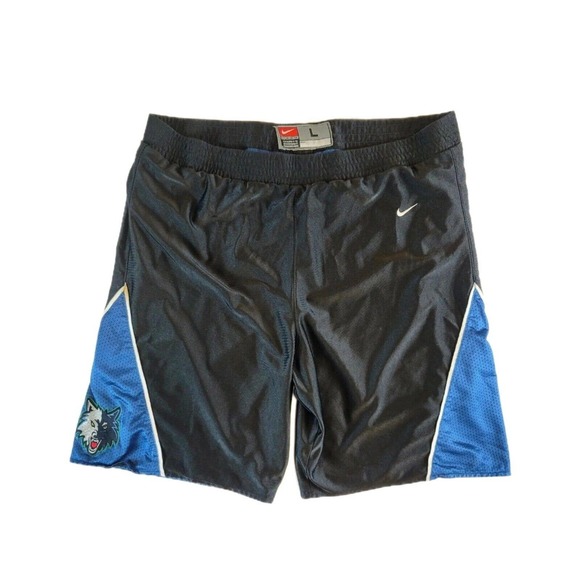 Nike Other - VINTAGE Nike Minnesota Timberwolves Shorts Reversible NBA Basketball Mens Large